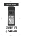 Garmin GPSMAP 175 GPS Receiver User Manual