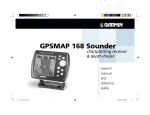 Garmin GPSMAP 168 GPS Receiver User Manual