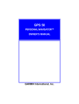 Garmin GPS 50 GPS Receiver User Manual