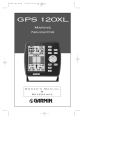 Garmin GPS 120XL GPS Receiver User Manual