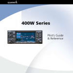Garmin GNS 400W GPS Receiver User Manual