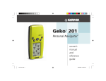 Garmin GekoTM 201 GPS Receiver User Manual