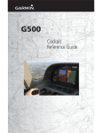 Garmin G500 GPS Receiver User Manual