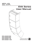 Garmin EVA-2082S/126 Speaker System User Manual