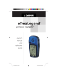 Garmin eTrexLegend TM GPS Receiver User Manual