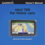 Garmin 760 GPS Receiver User Manual