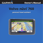 Garmin 760 GPS Receiver User Manual