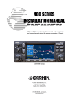 Garmin 420 GPS Receiver User Manual