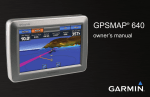 Garmin 4000 Series GPS Receiver User Manual