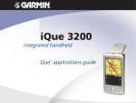 Garmin 3200 GPS Receiver User Manual