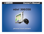 Garmin 300/350 GPS Receiver User Manual