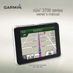 Garmin 3000 Marine GPS System User Manual