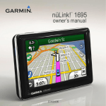 Garmin 1695 GPS Receiver User Manual