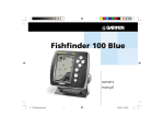 Garmin 100 BLUE Fish Finder User Manual