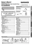 FUNAI DV200MW8 DVD Player User Manual