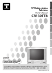 FUNAI CR130TT8 CRT Television User Manual