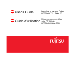 Fujitsu T731 Tablet User Manual