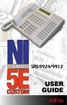 Fujitsu SRS-9924-ABM Telephone User Manual