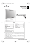 Fujitsu P42XHA58E Series, P50XHA58E Series Flat Panel Television User Manual