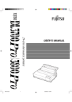 Fujitsu DL3800 Printer User Manual