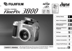 FujiFilm FinePix 3800 Digital Camera User Manual