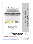 Frymaster 8196345 Fryer User Manual