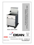 Frymaster 24G Series Fryer User Manual