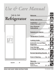 Frigidaire FRS26F5AB4 Refrigerator User Manual