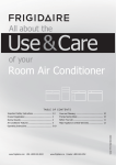 Frigidaire FRA144HT2 Air Conditioner User Manual