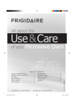Frigidaire FFMV162LB Microwave Oven User Manual