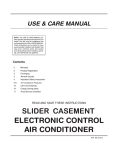 Frigidaire 66121613 Air Conditioner User Manual