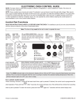 Frigidaire 318200183 (0903) Range User Manual