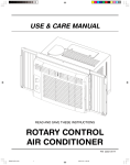 Frigidaire 220211A177 Air Conditioner User Manual