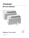 Friedrich 2008 Air Conditioner User Manual
