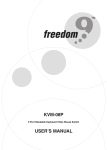 Freedom9 KVM-08P Switch User Manual