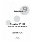 Freedom9 IP 100 Switch User Manual