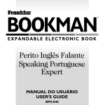Franklin BPS-840 eBook Reader User Manual
