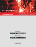 Fortinet 800 Switch User Manual