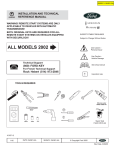 Ford SK5W7J-19A361-AA Remote Starter User Manual