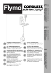 Flymo CT250 plus Trimmer User Manual