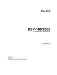Fluke 7250A Time Clock User Manual