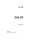 Fluke 43B Power Supply User Manual