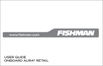 Fishman Onboard Aura Musical Instrument Amplifier User Manual