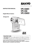 Fisher VPC-CG6 Camcorder User Manual
