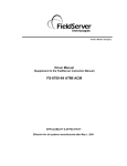 FieldServer FS-8700-64 Computer Drive User Manual