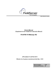 FieldServer FS-8700-19 Computer Drive User Manual