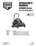 Ferris Industries 5900619 Lawn Mower User Manual