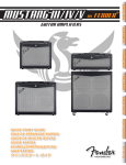 Fender III Musical Instrument Amplifier User Manual