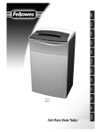 Fellowes 220C-2 Paper Shredder User Manual