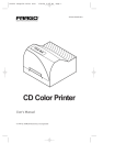FARGO electronic CD Color Printer Printer User Manual